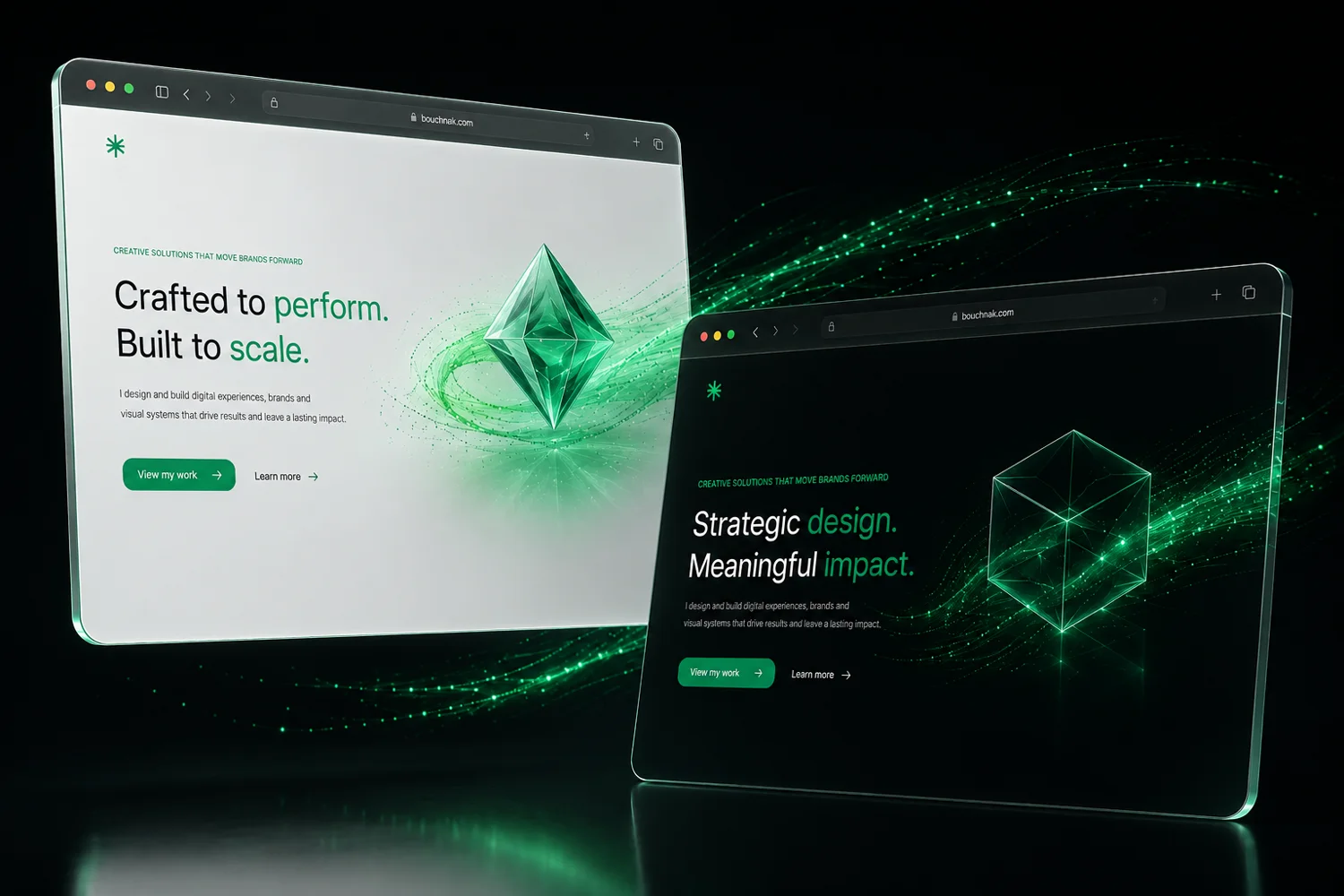 Responsive website composition