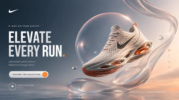 Nike Air Zoom Elevate campaign page