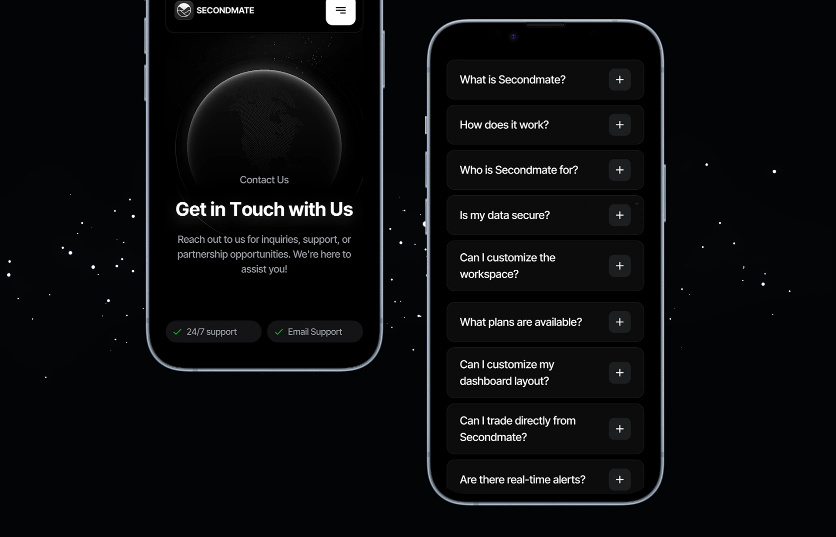 Secondmate - contact & FAQ