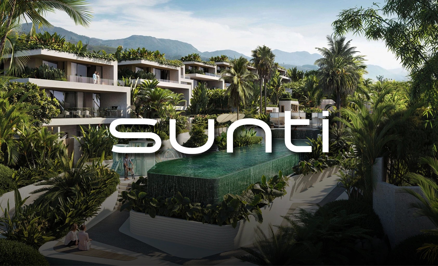 Sunti Residence villa development website