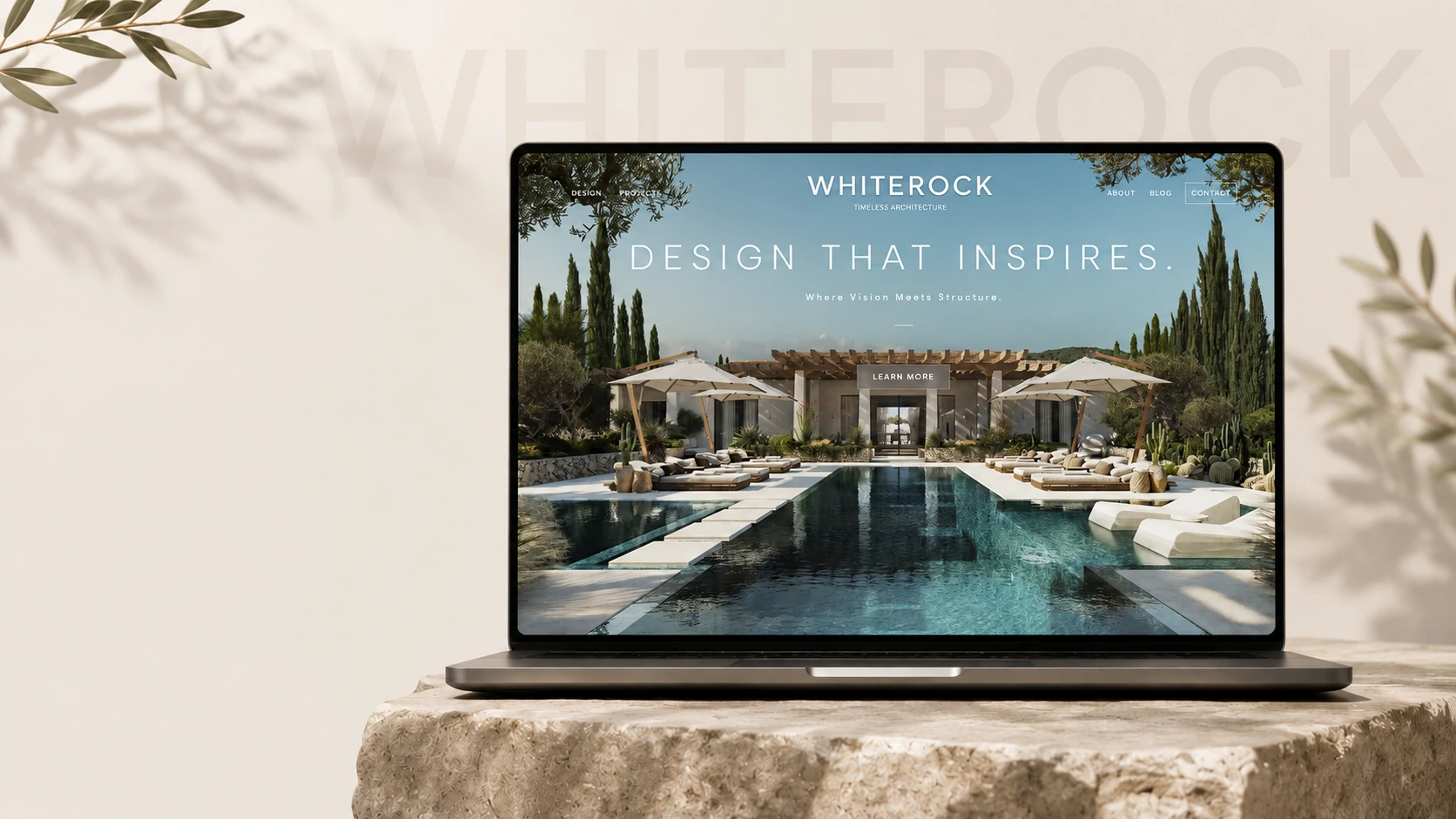 Whiterock - website design